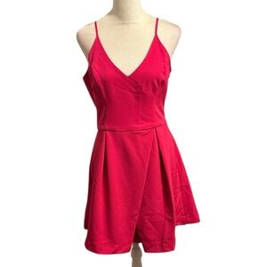 GIANNI BINI hot pink cocktail party dress size medium